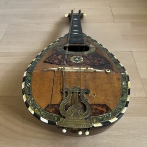 Ornate Neapolitan Mandolin late 1890s with case