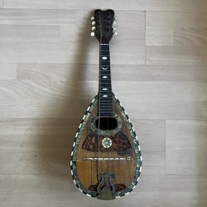 Ornate Neapolitan Mandolin late 1890s with case