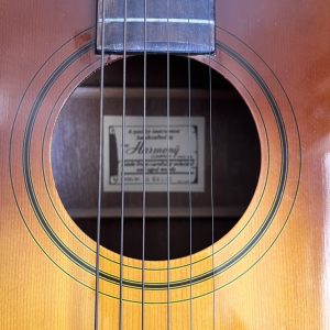 1980s Vintage Harmony H6850S Acoustic Guitar Handcrafted in Korea