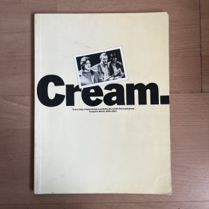 Cream Complete Works 1966-69 Music Book Eric Clapton Guitar 1977 First Edition
