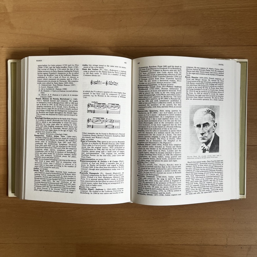 1986 Collins Encyclopedia of Music by Sir Jack Westrup