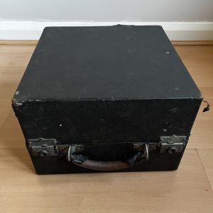 Vintage 1914+ Decca Trench Type Portable Gramophone Cased Hand-Cranked 78rpm