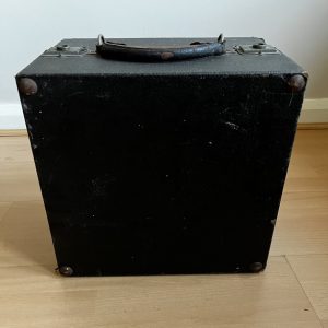 Vintage 1914+ Decca Trench Type Portable Gramophone Cased Hand-Cranked 78rpm