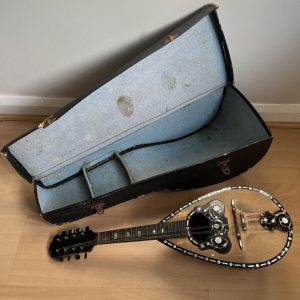 1896 Cav. Giovanni de Meglio e Figlio Neapolitan Mandolin cased