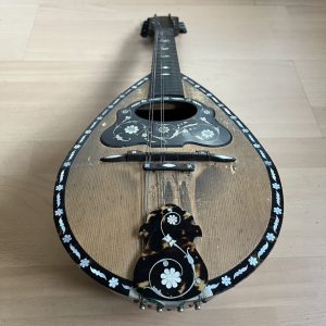 1896 Cav. Giovanni de Meglio e Figlio Neapolitan Mandolin cased