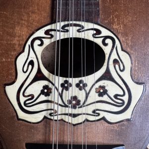 Viennese College of Music mandolin with white Art Nouveau pickguard